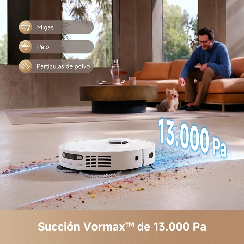 ROBOT 2 EN 1 ASPIRADOR TRAPEADOR DREAME D20 ULTRA - 3