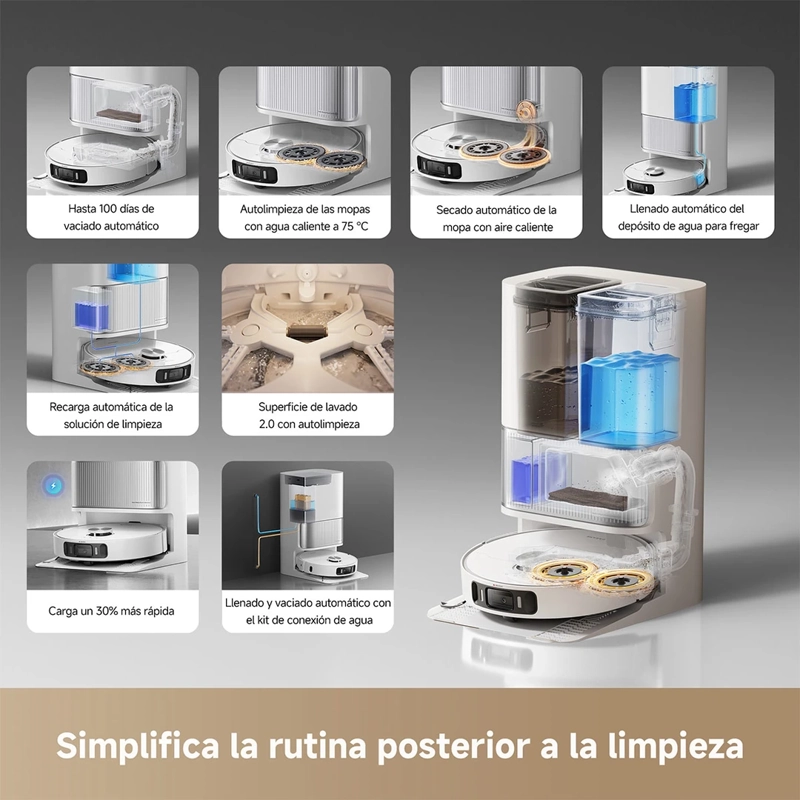 ROBOT 2 EN 1 ASPIRADOR TRAPEADOR DREAME L40 ULTRA AE - 4