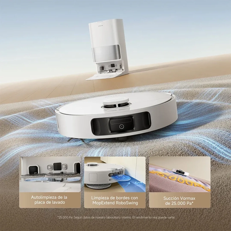 ROBOT 2 EN 1 ASPIRADOR TRAPEADOR DREAME D30 ULTRA - 3