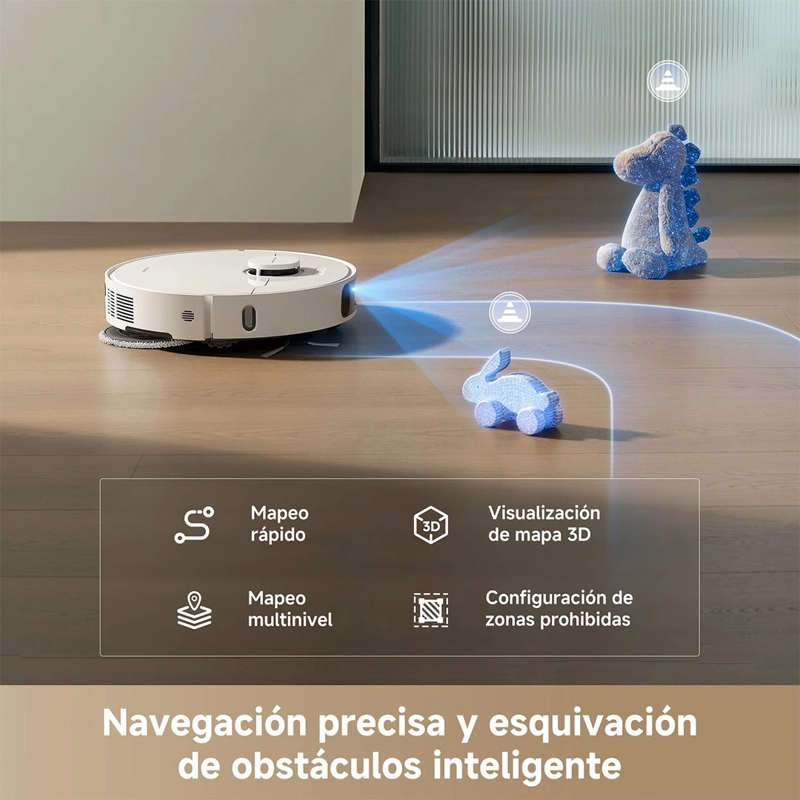 ROBOT 2 EN 1 ASPIRADOR TRAPEADOR DREAME D30 ULTRA - 8