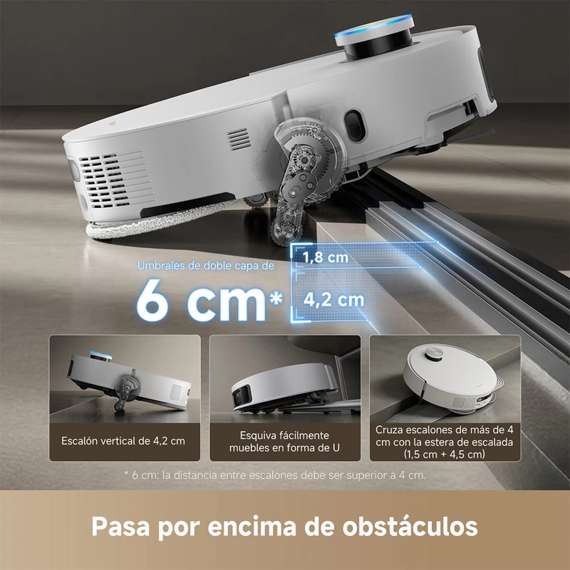 ROBOT 2 EN 1 ASPIRADOR TRAPEADOR DREAME X50 ULTRA COMPLETE - 3