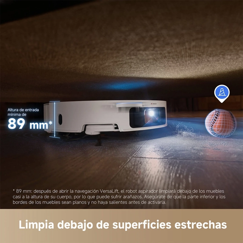 ROBOT 2 EN 1 ASPIRADOR TRAPEADOR DREAME X50 ULTRA COMPLETE - 4