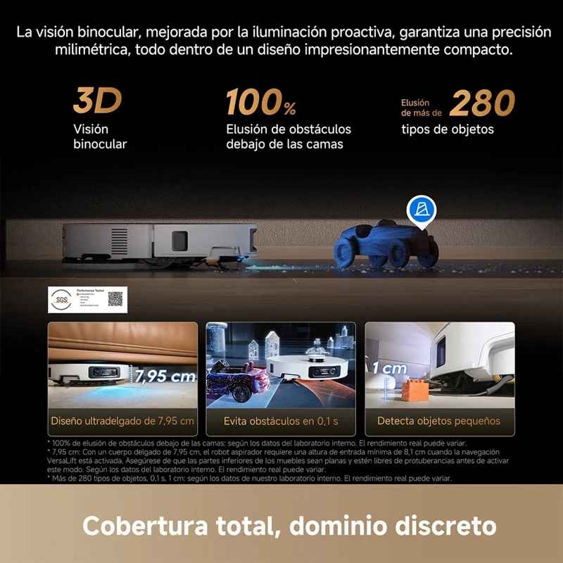 ROBOT 2 EN 1 ASPIRADOR TRAPEADOR DREAME X60 ULTRA COMPLETE - 3