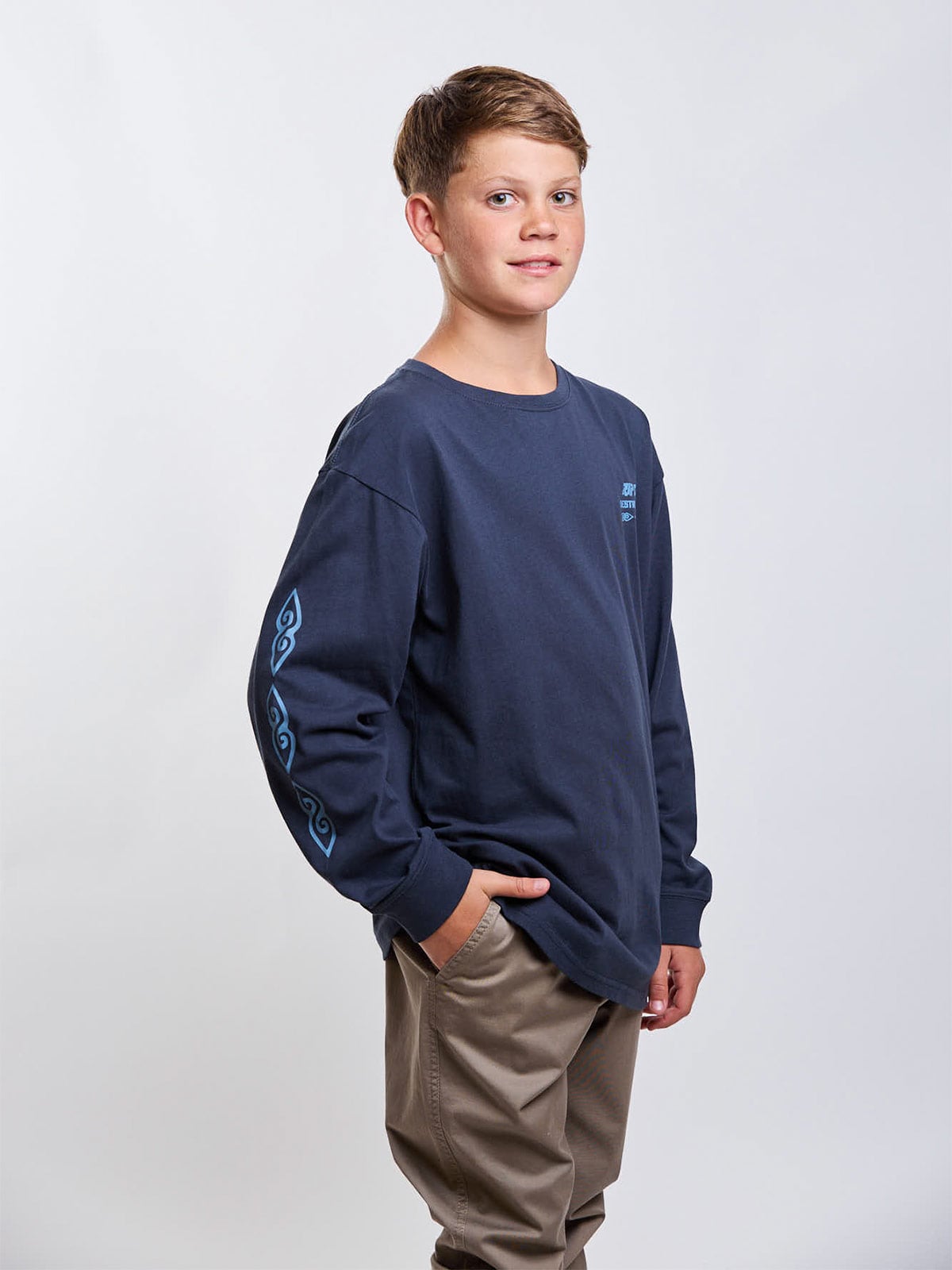 POLERA MANGA LARGA NIÑO RIP CURL - 3
