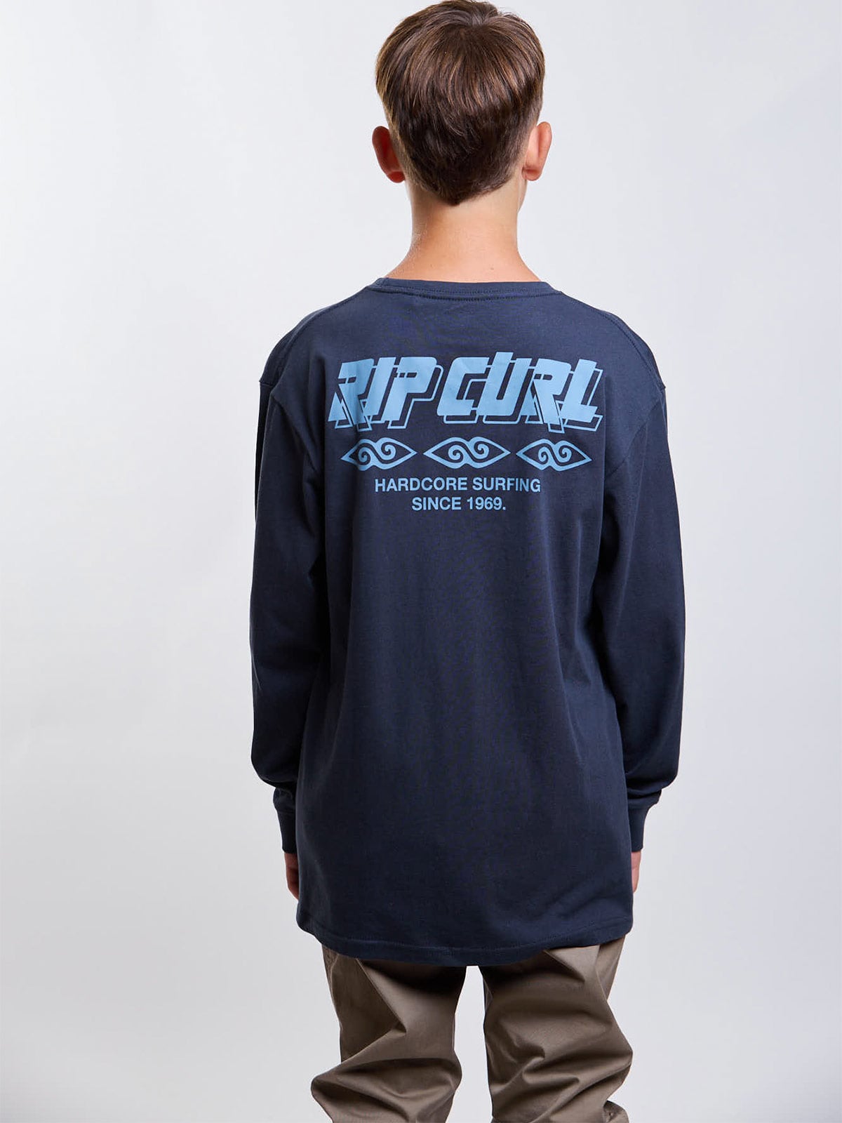 POLERA MANGA LARGA NIÑO RIP CURL - 4
