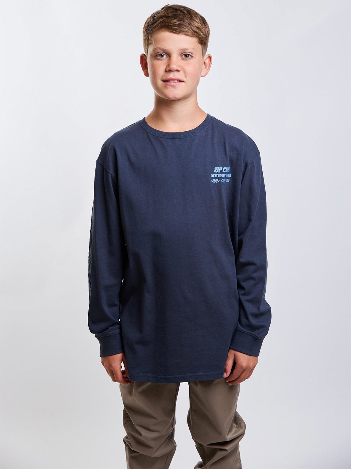POLERA MANGA LARGA NIÑO RIP CURL - 1