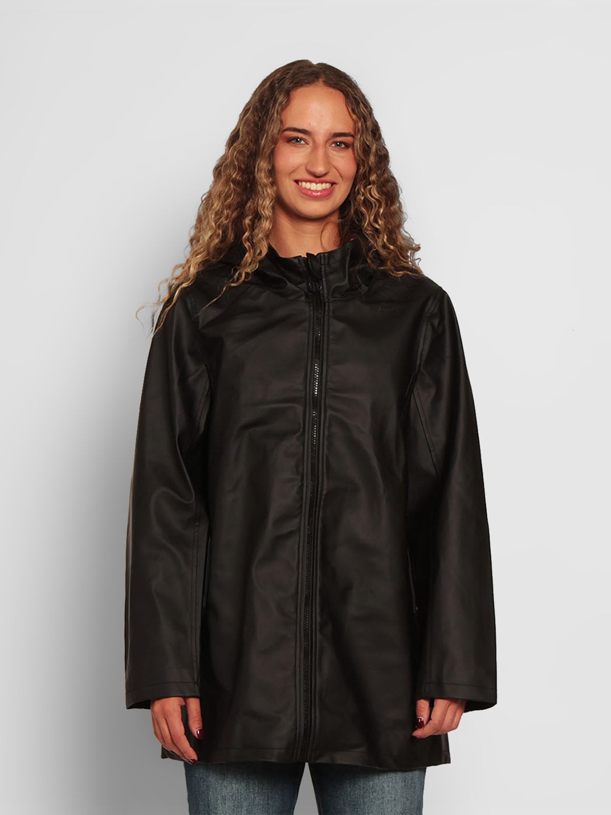 CHAQUETA MUJER WADOS MANGA LARGA IMPERMEABLE CAPUCHA - 1