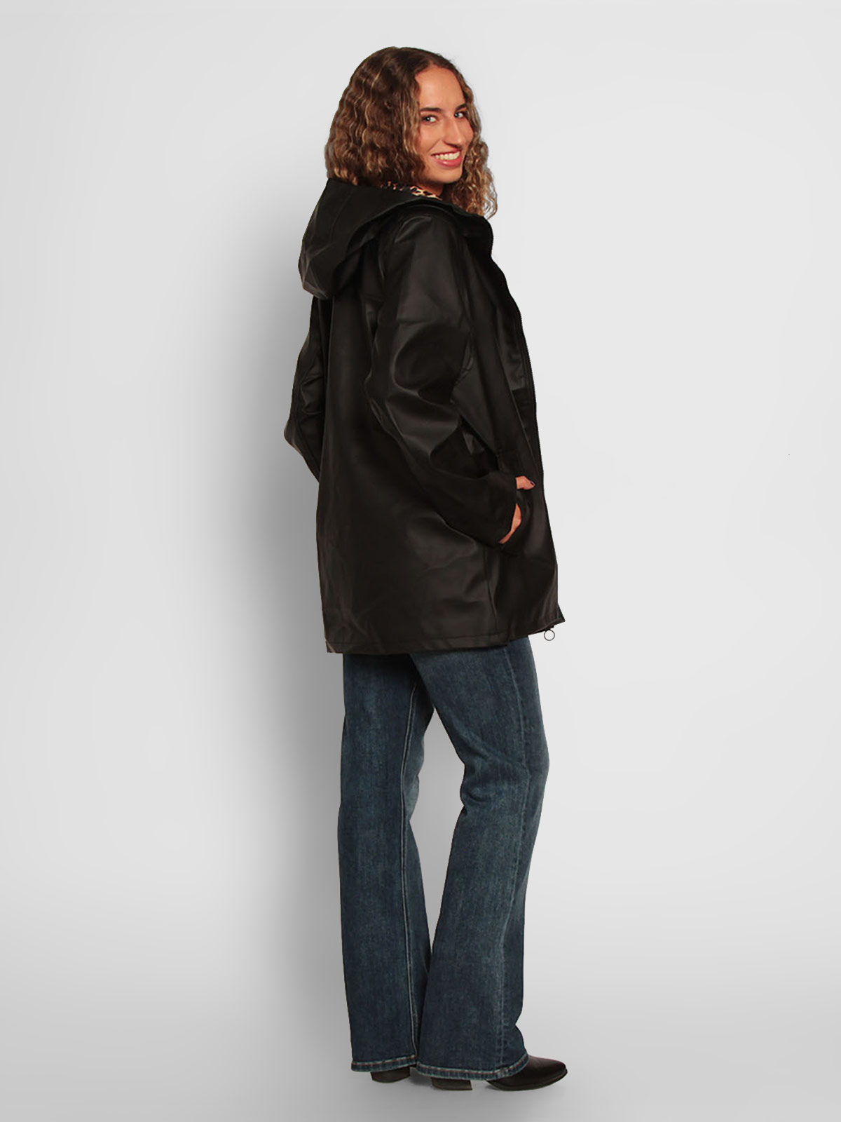 CHAQUETA MUJER WADOS MANGA LARGA IMPERMEABLE CAPUCHA - 6