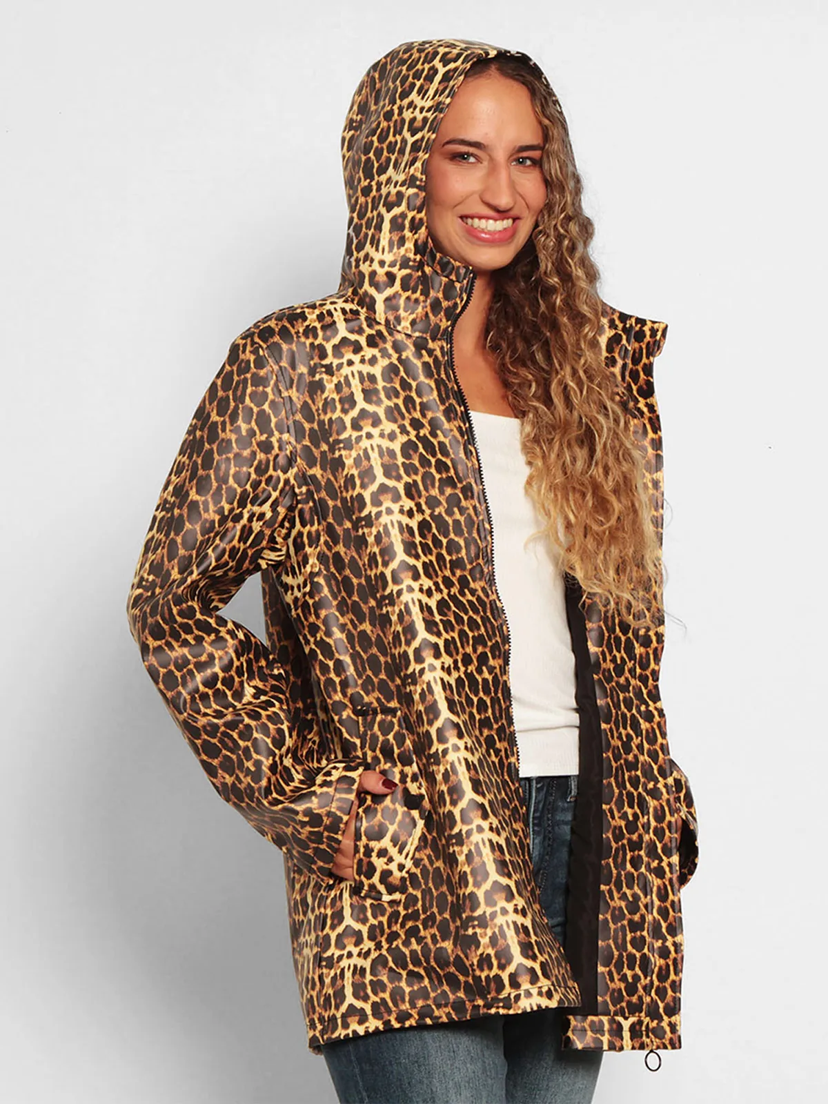 CHAQUETA MUJER WADOS MANGA LARGA IMPERMEABLE CAPUCHA - 2
