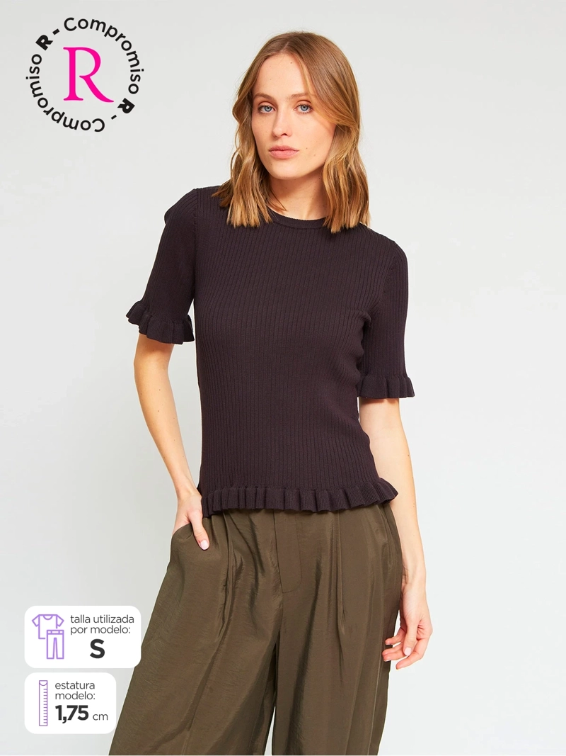 POLERA MUJER MARQUIS TEJIDA - 1