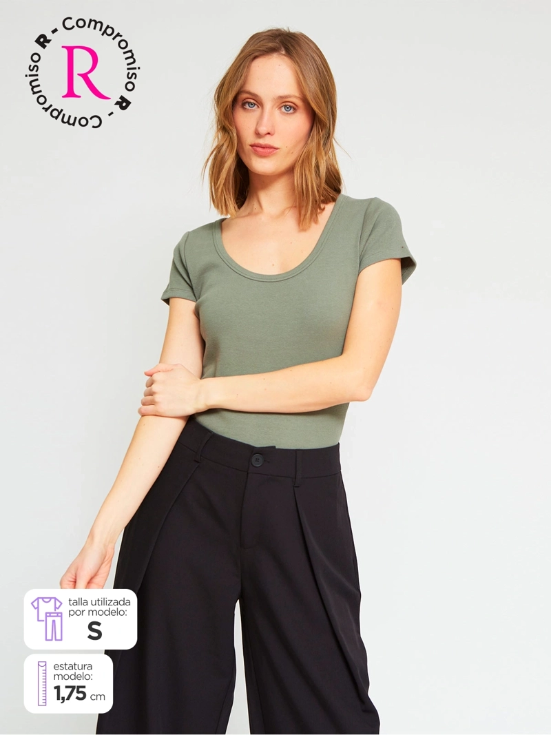 POLERA MUJER MARQUIS ALGODÓN CUELLO REDONDO - 1