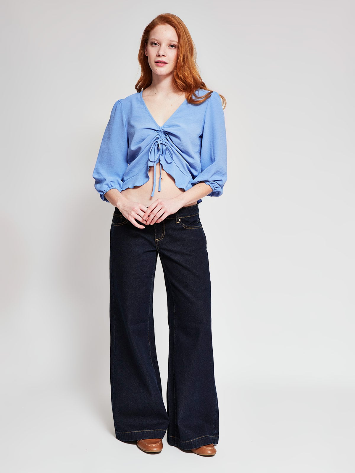 BLUSA MUJER INDEX MANGA LARGA BÁSICA - 4
