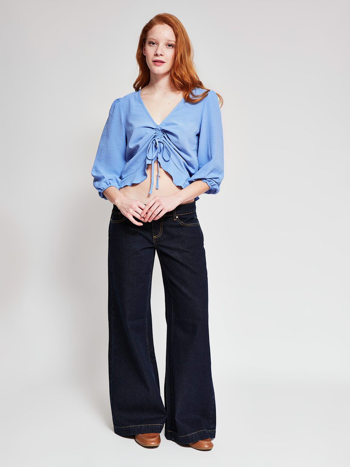 BLUSA MUJER INDEX MANGA LARGA BÁSICA - 4