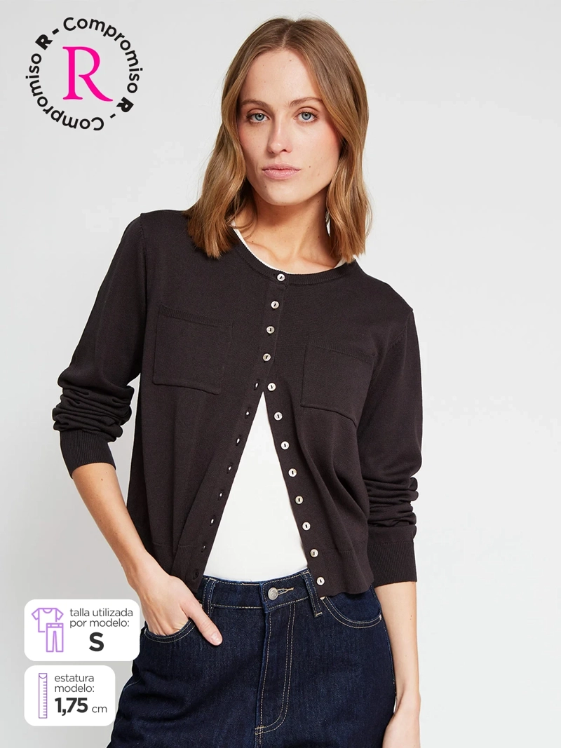 CARDIGAN MUJER MARQUIS BOLSILLOS - 1