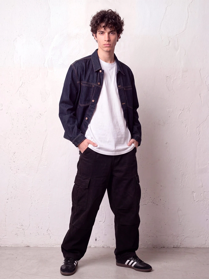 CHAQUETA HOMBRE INDEX ALGODÓN DENIM - 3