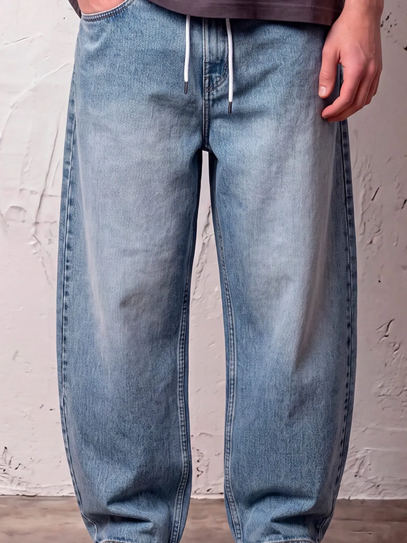 JEANS HOMBRE INDEX ALGODÓN BALLOON - 4