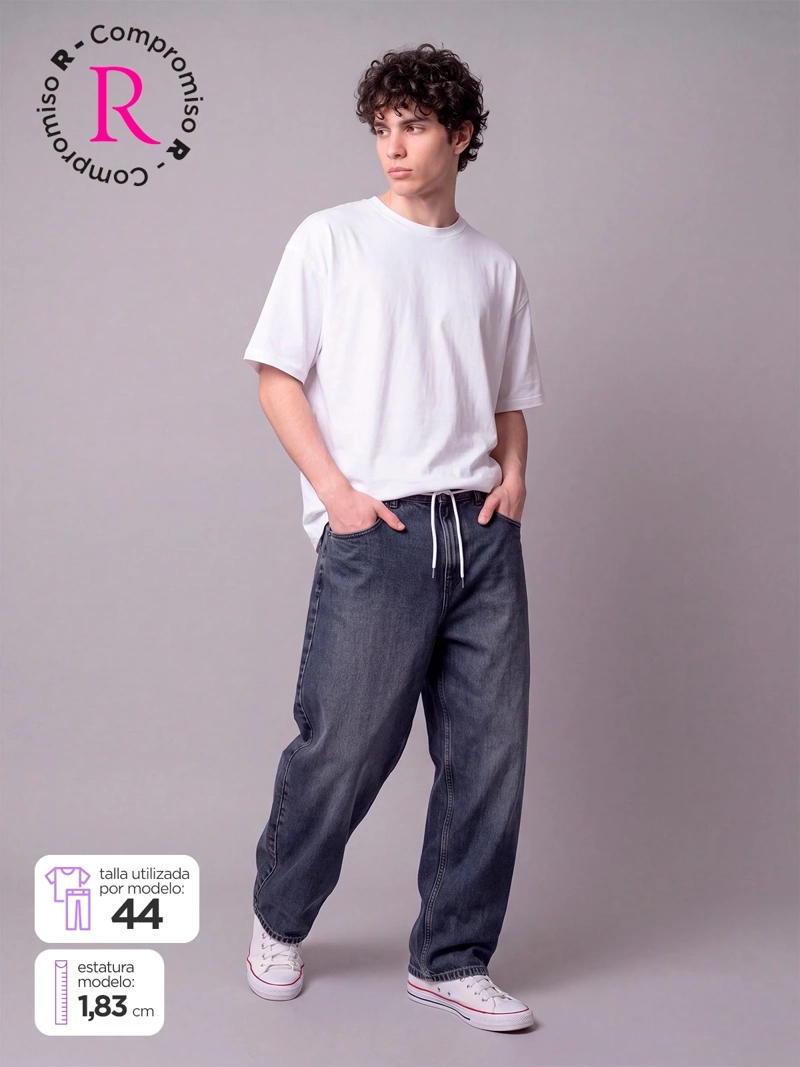 JEANS HOMBRE INDEX ALGODÓN BALLOON