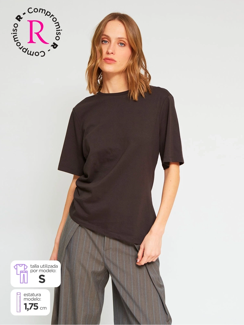POLERA MUJER MARQUIS ALGODÓN DIAGONAL