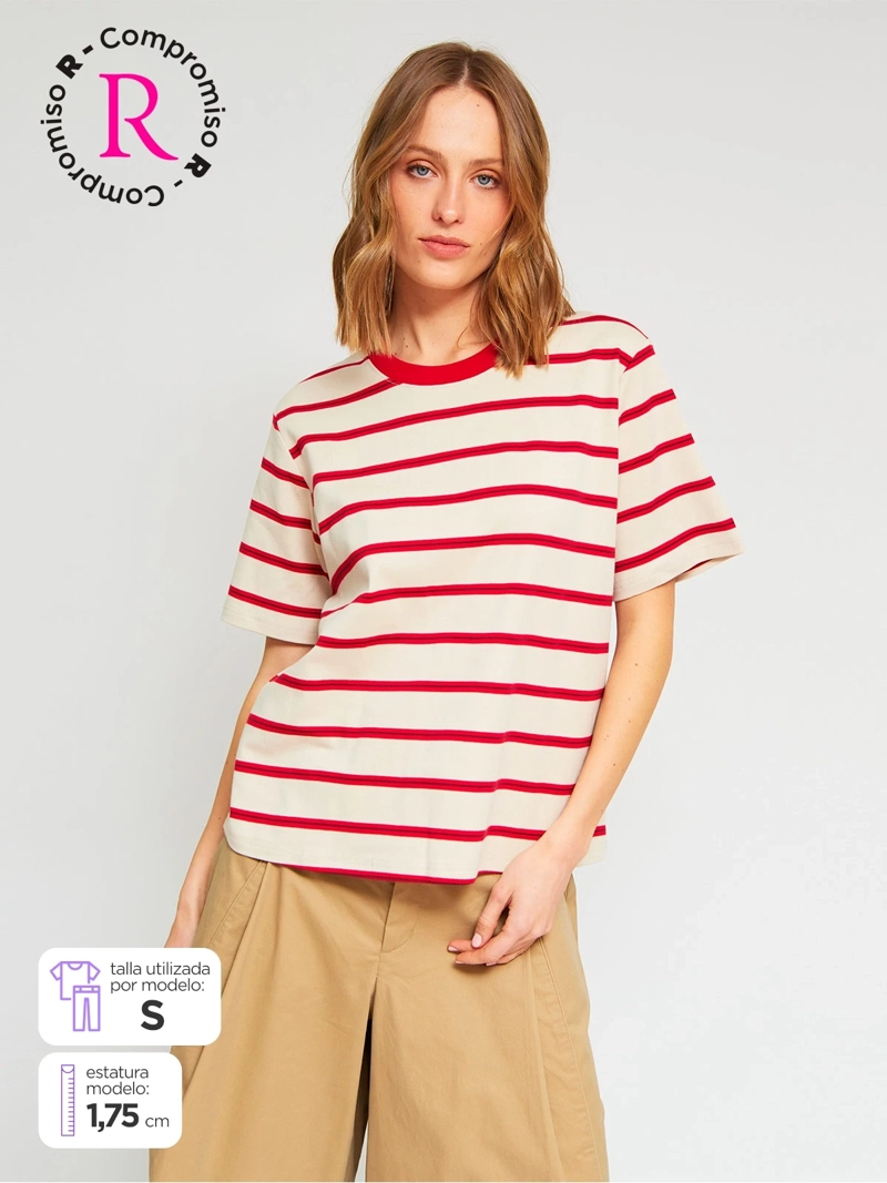 POLERA MUJER MARQUIS - BELÉN SOTO ALGODÓN RAYAS - 1