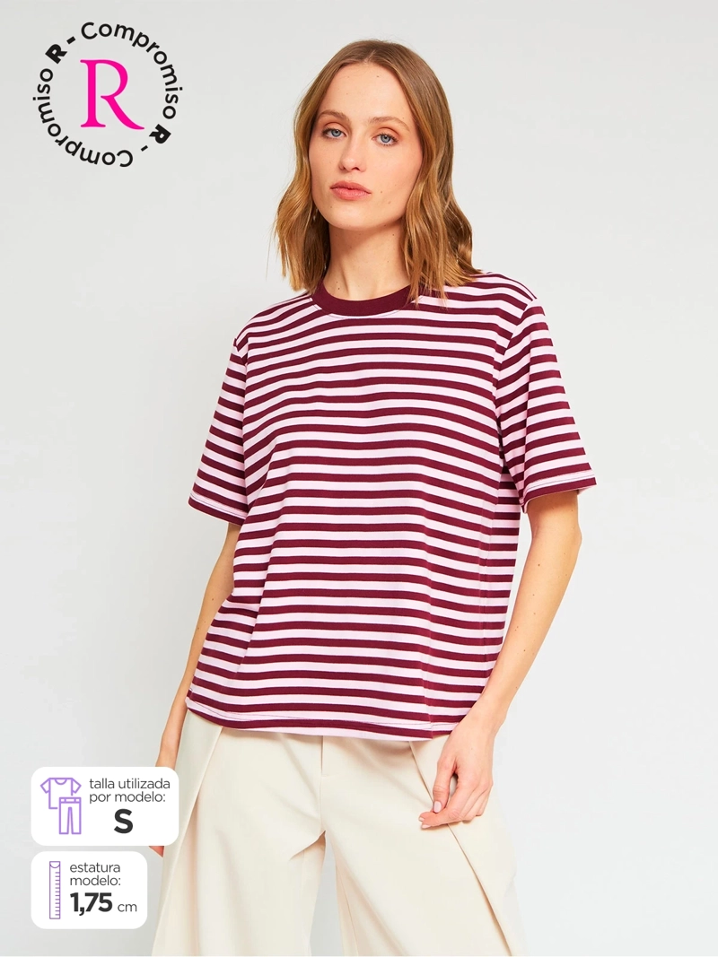 POLERA MUJER MARQUIS - BELÉN SOTO ALGODÓN RAYAS - 1