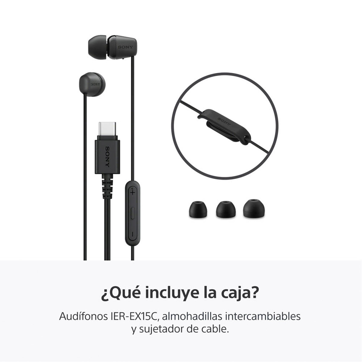 AUDÍFONOS SONY IN EAR IER-EX15C - 10
