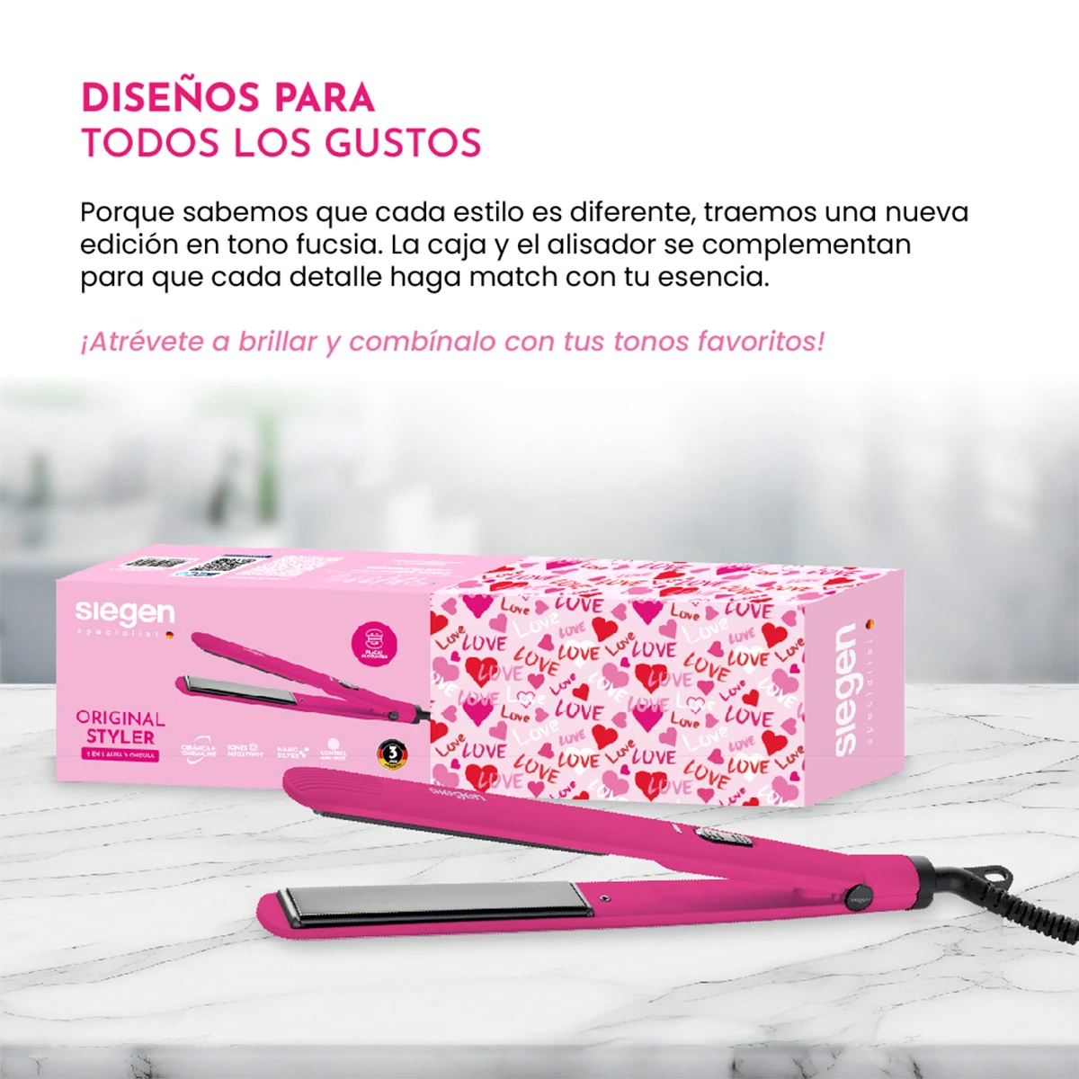 ALISADOR DE PELO SIEGEN ORIGINAL STYLER SG-3510C21 - 5