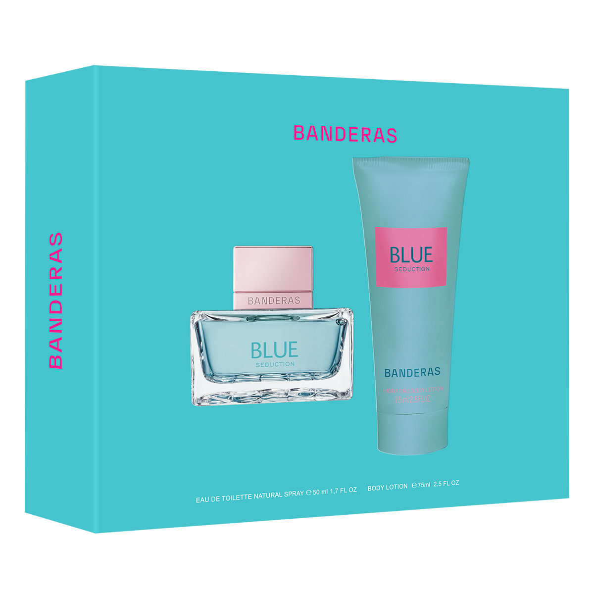 ESTUCHE PERFUME MUJER ANTONIO BANDERAS BLUE SEDUCTION EDT 50ML+LOCIÓN CORPORAL 75ML - 2