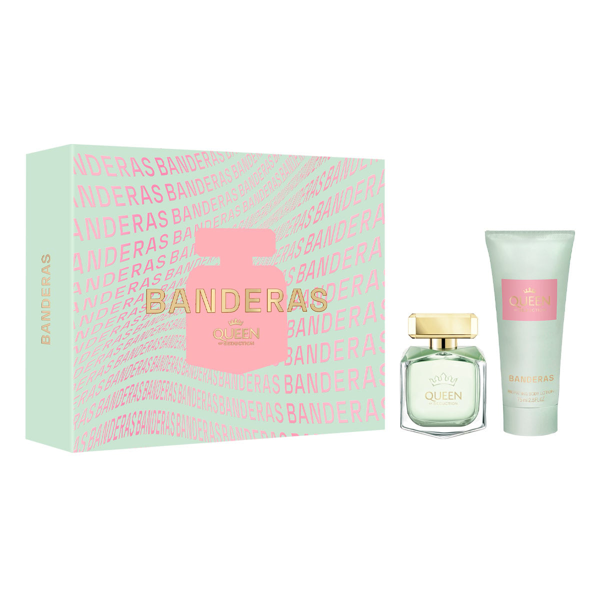 ESTUCHE PERFUME MUJER ANTONIO BANDERAS QUEEN OF SEDUCTION EDT 50ML+LOCIÓN HIDRATANTE 75ML - 1