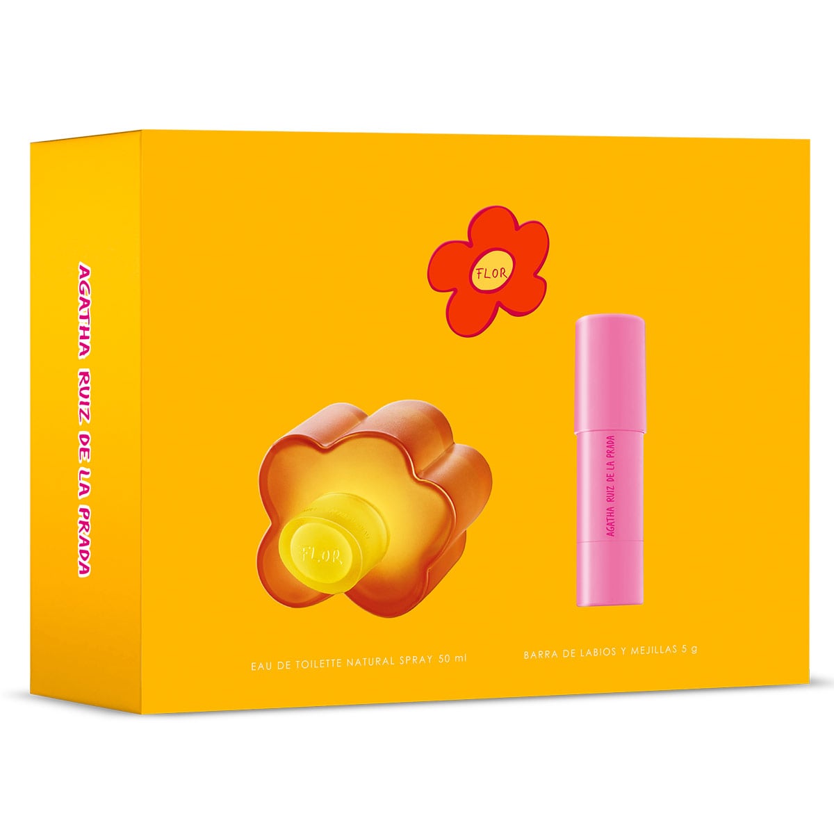 ESTUCHE PERFUME MUJER AGATHA RUIZ DE LA PRADA FLOR EDT 50ML+BESO EDT 10ML - 3