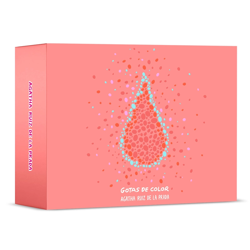 ESTUCHE PERFUME MUJER AGATHA RUIZ DE LA PRADA GOTAS DE COLOR EDT 100ML+EDT BESO 10ML - 2
