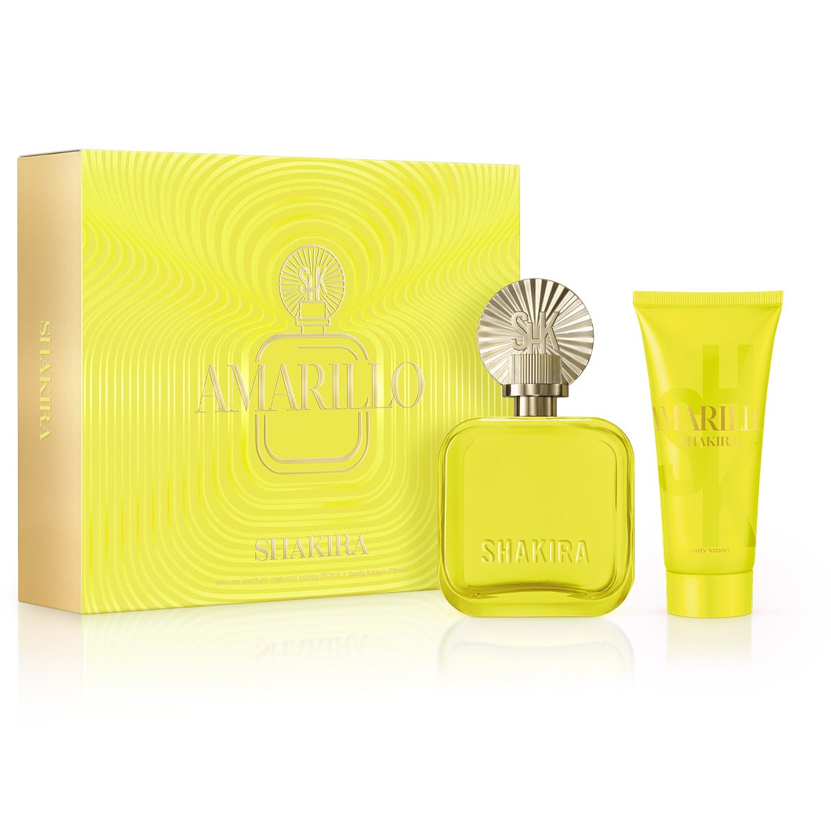 ESTUCHE PERFUME MUJER SHAKIRA AMARILLO EDP 80ML+75ML - 1