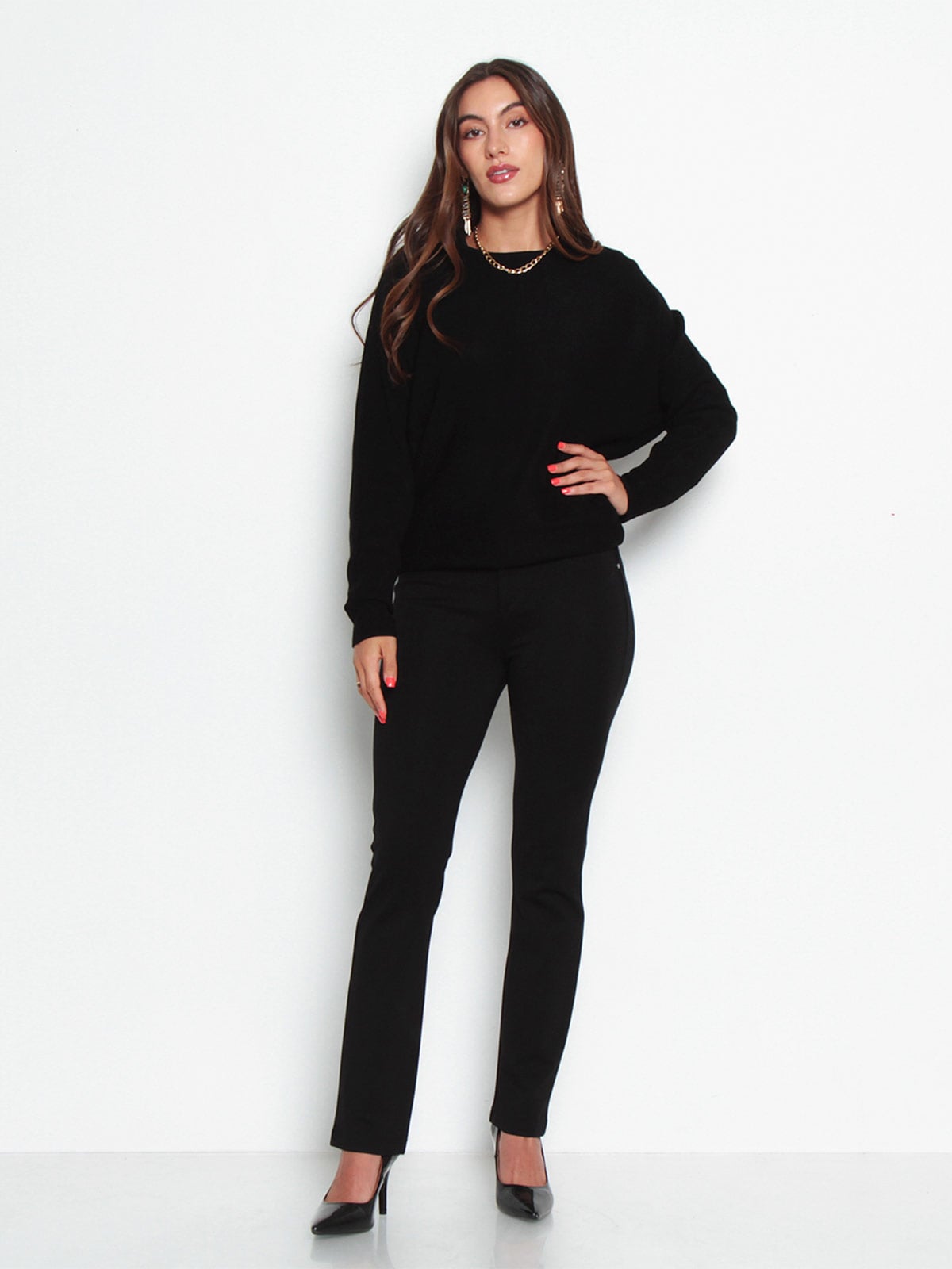 PANTALÓN MUJER WADOS RECTO TIRO ALTO - 1