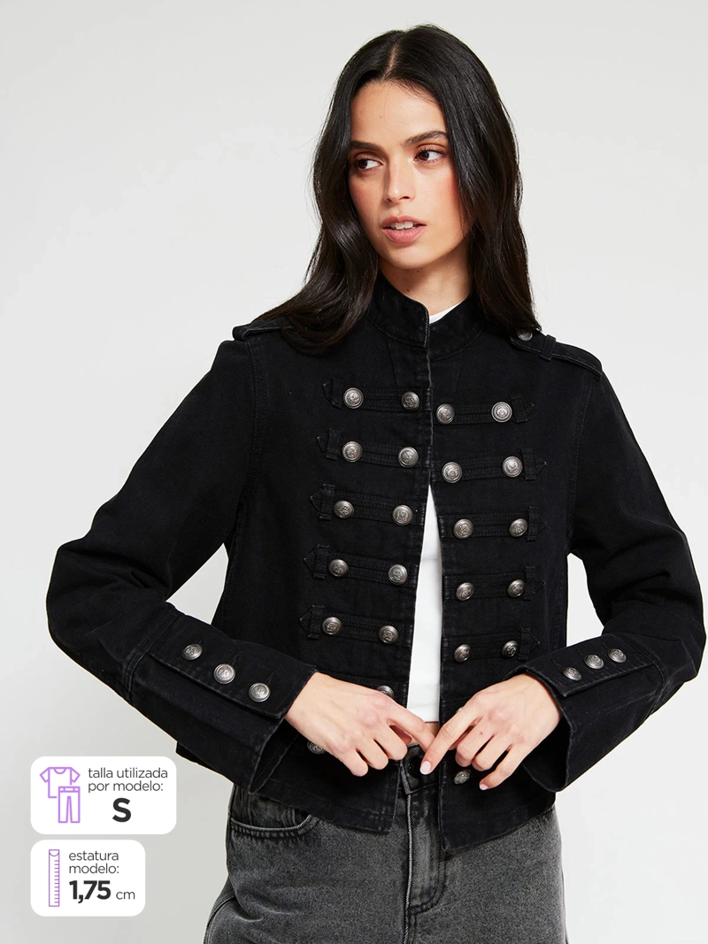 CHAQUETA MUJER BARBADOS ALGODÓN NAPOLEÓN - 1