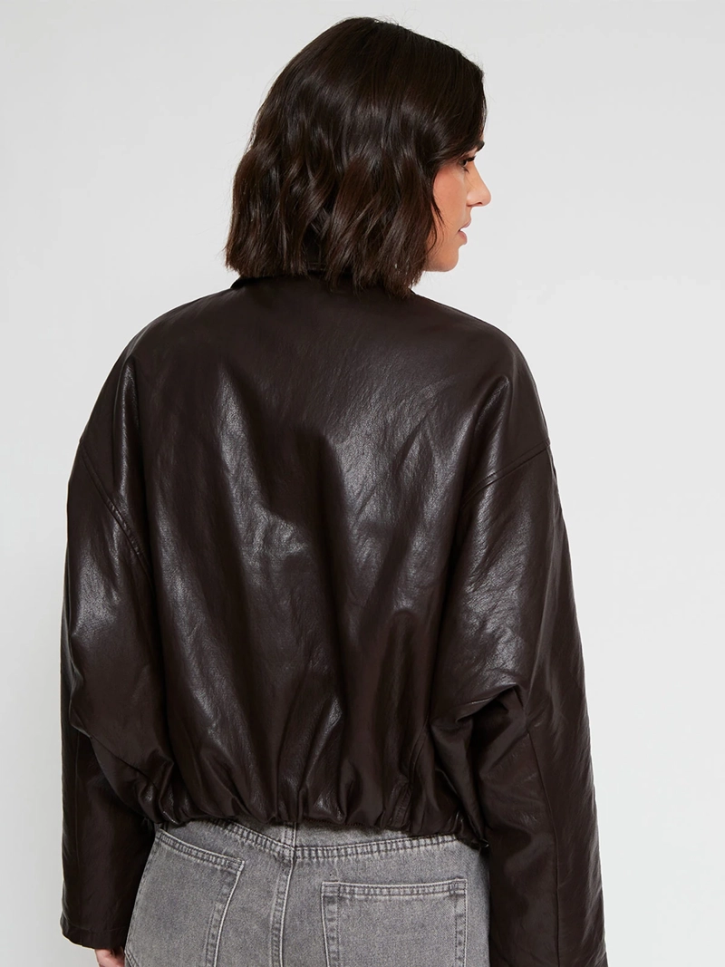 CHAQUETA MUJER MARQUIS EFECTO PIEL - 3