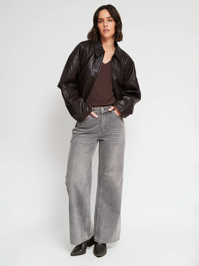 CHAQUETA MUJER MARQUIS EFECTO PIEL - 5