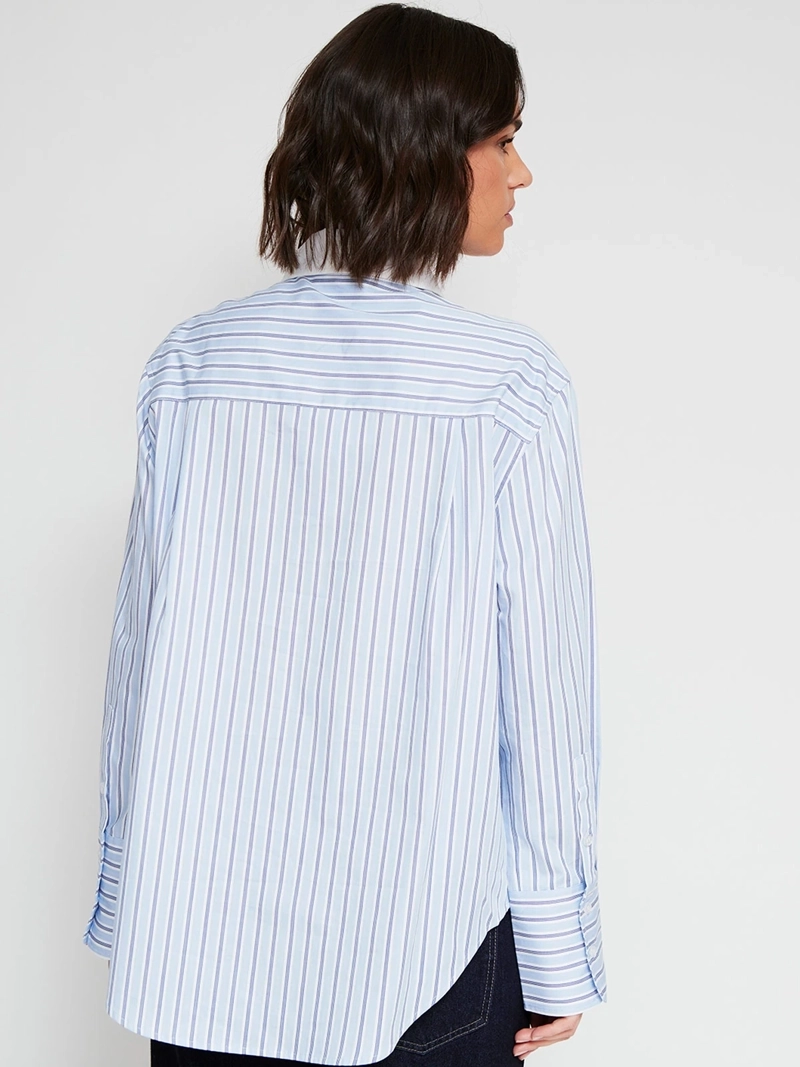 BLUSA MUJER MARQUIS ALGODÓN CAMISERA RAYAS - 3