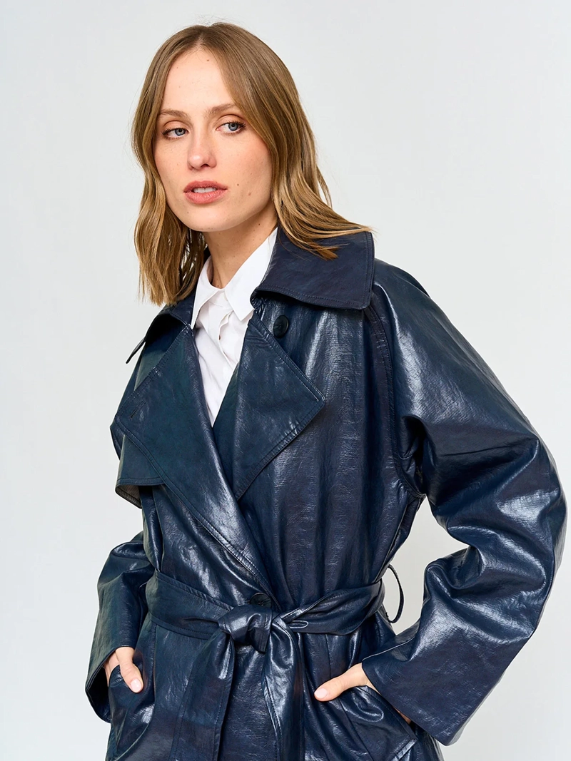 CHAQUETA MUJER MARQUIS - BELÉN SOTO TRENCH EFECTO PIEL - 6