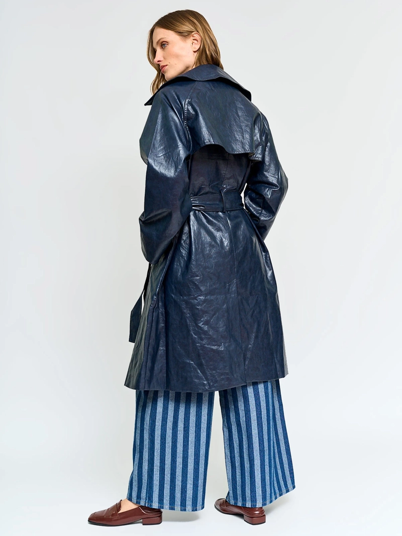 CHAQUETA MUJER MARQUIS - BELÉN SOTO TRENCH EFECTO PIEL - 5
