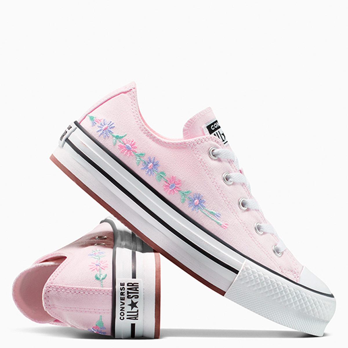 ZAPATILLAS NIÑO CONVERSE URBANAS ROSADO CHUCK TAYLOR ALL STAR EVA LIFT - 4