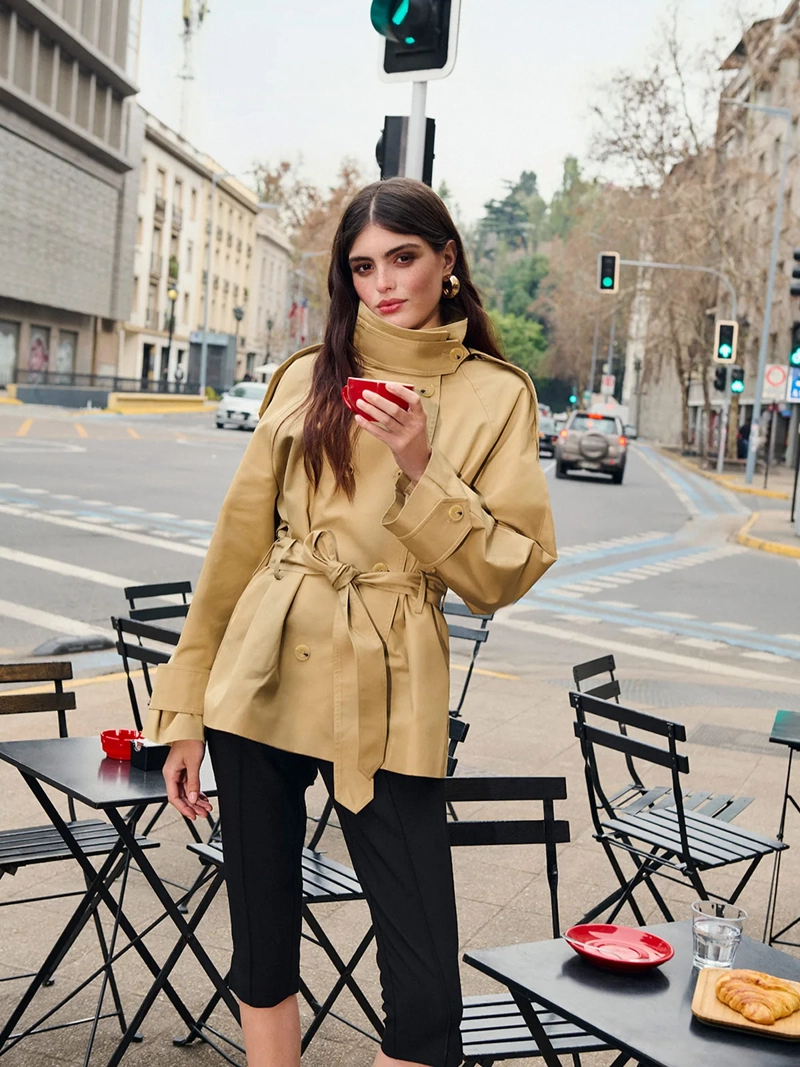 CHAQUETA MUJER MARQUIS - BELÉN SOTO ALGODÓN TRENCH - 1
