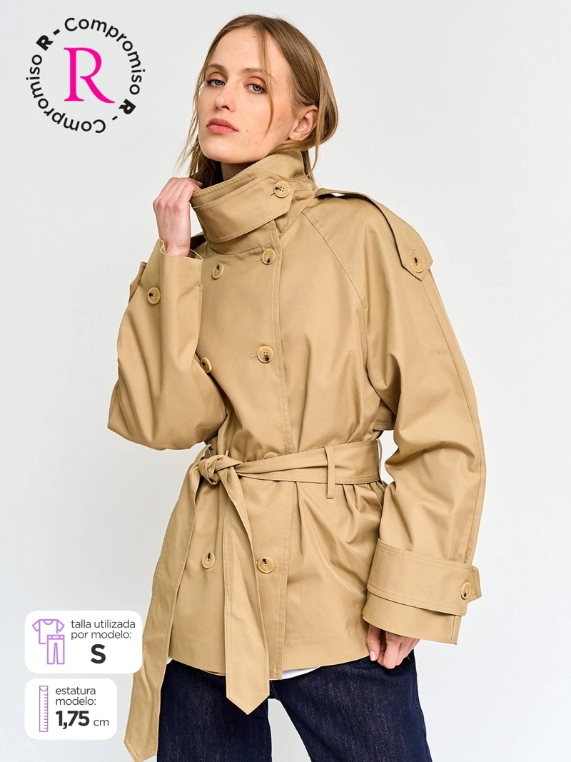CHAQUETA MUJER MARQUIS - BELÉN SOTO ALGODÓN TRENCH - 2