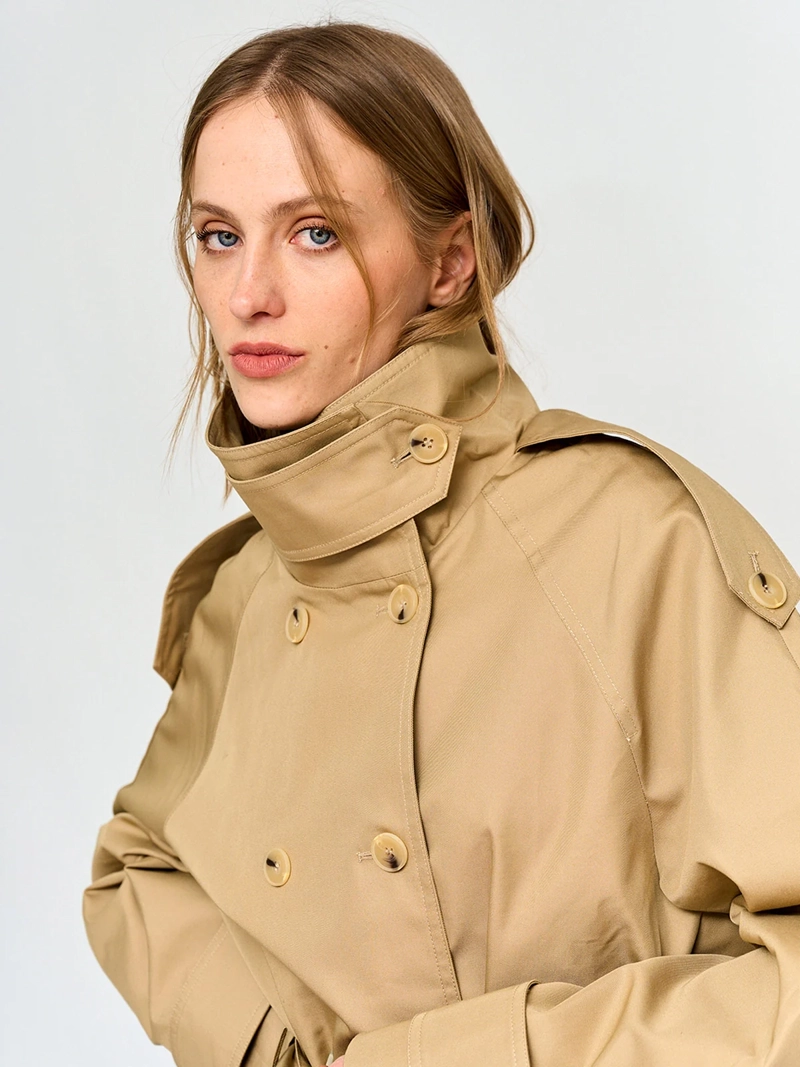 CHAQUETA MUJER MARQUIS - BELÉN SOTO ALGODÓN TRENCH - 4