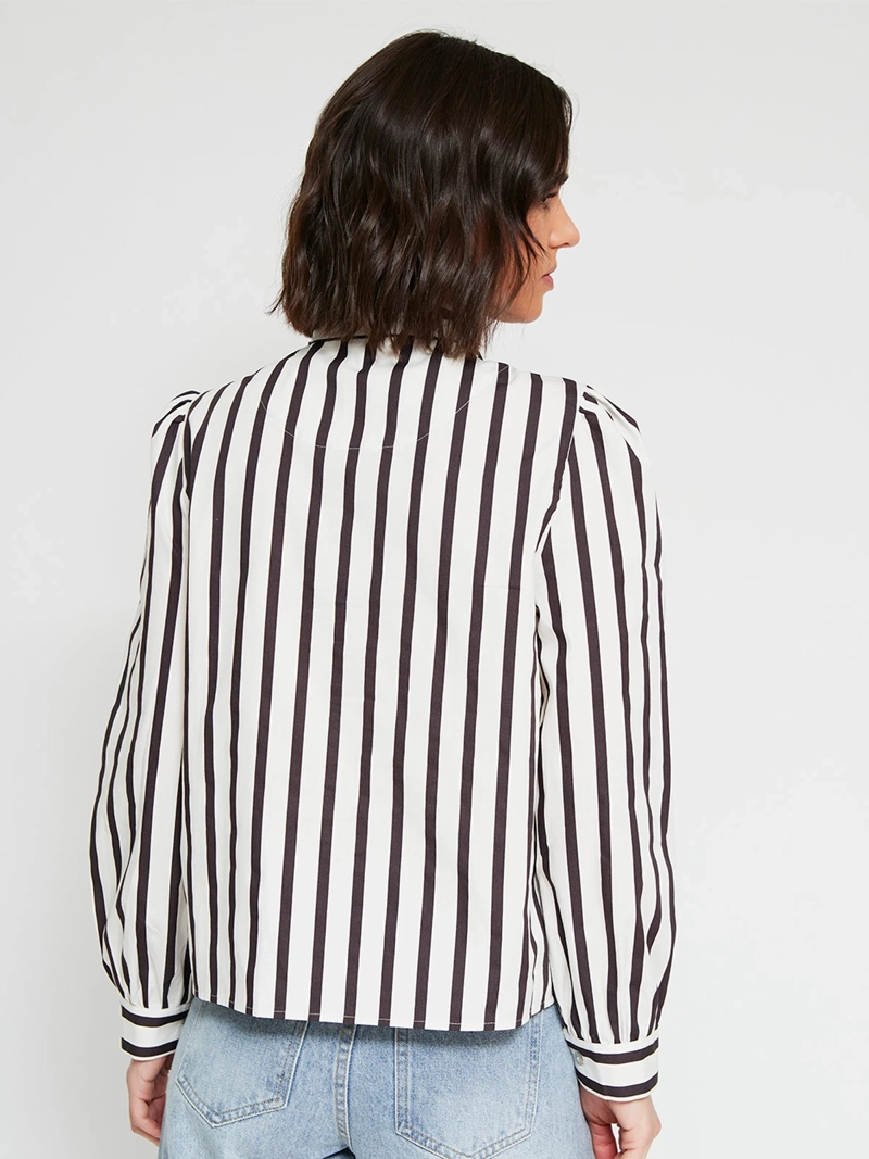 BLUSA MUJER MARQUIS ALGODÓN LAZO - 3
