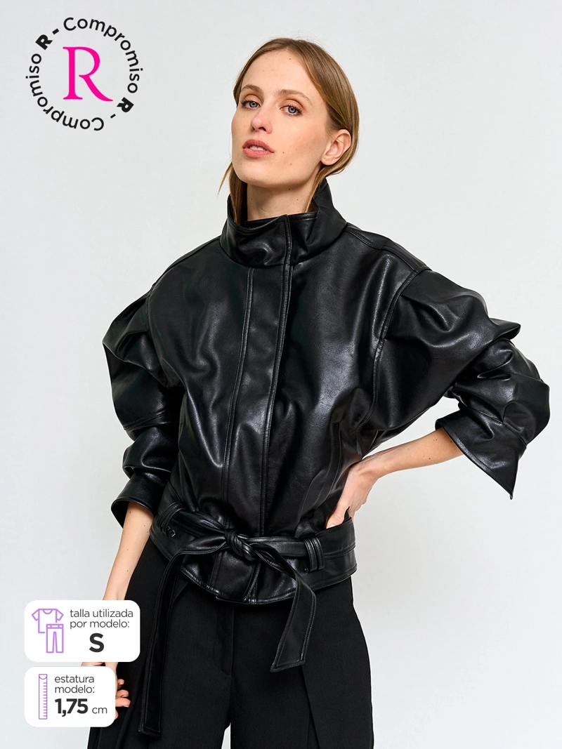 CHAQUETA MUJER MARQUIS EFECTO PIEL - 1