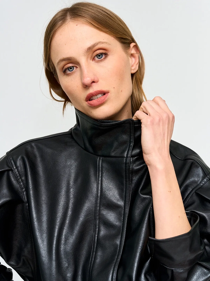CHAQUETA MUJER MARQUIS EFECTO PIEL - 3