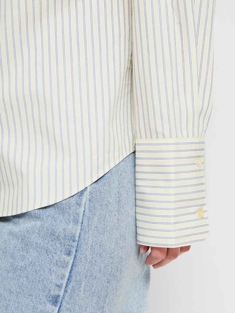 BLUSA MUJER MARQUIS ALGODÓN CAMISERA RAYAS - 4