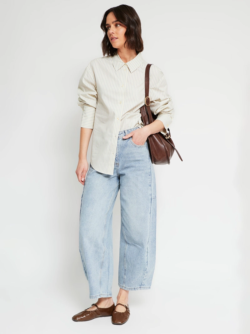 BLUSA MUJER MARQUIS ALGODÓN CAMISERA RAYAS - 5