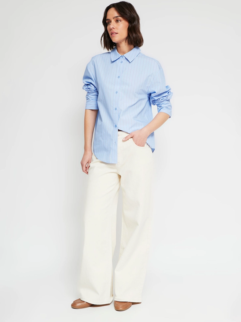 BLUSA MUJER MARQUIS ALGODÓN CAMISERA RAYAS - 5