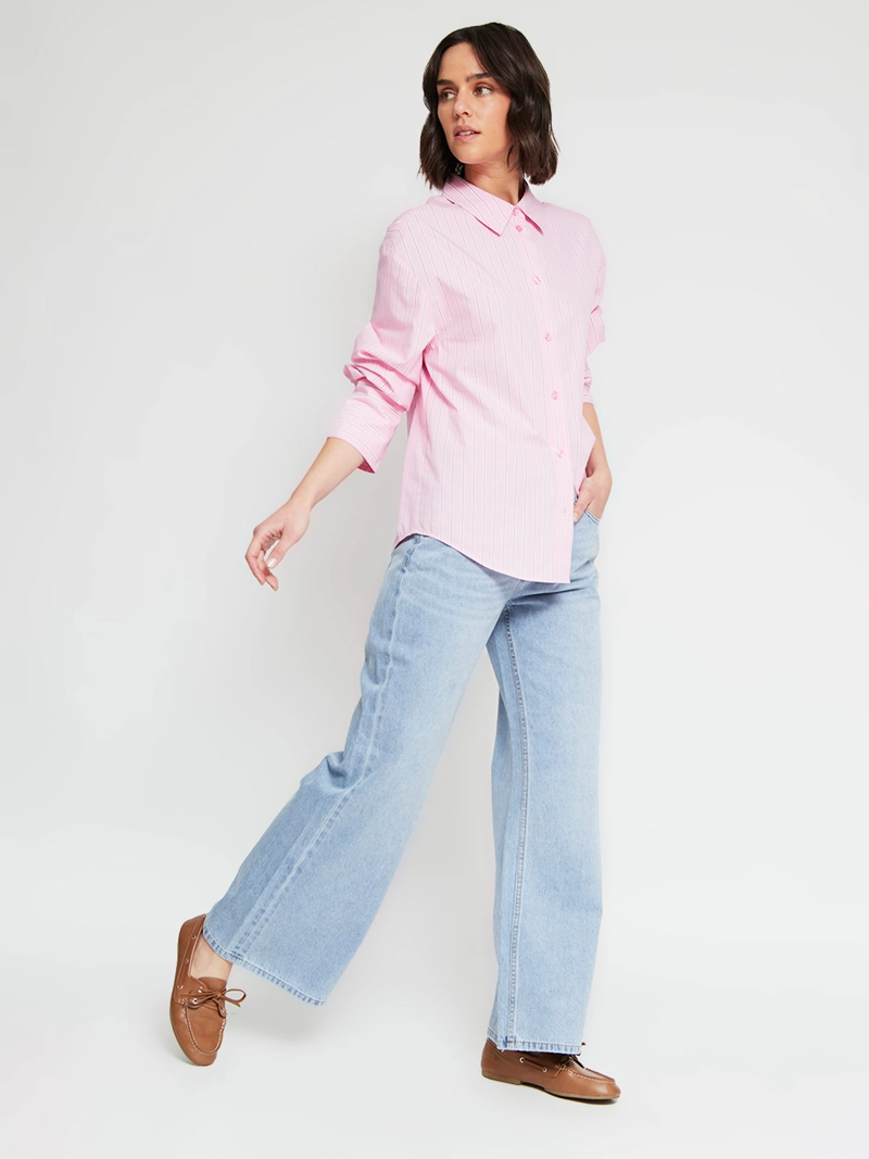 BLUSA MUJER MARQUIS ALGODÓN CAMISERA RAYAS - 5