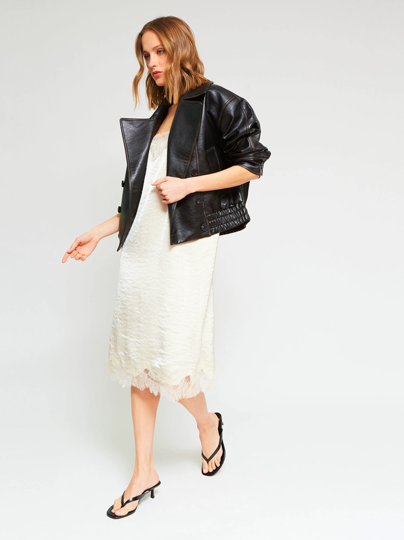 CHAQUETA MUJER MARQUIS EFECTO PIEL - 4